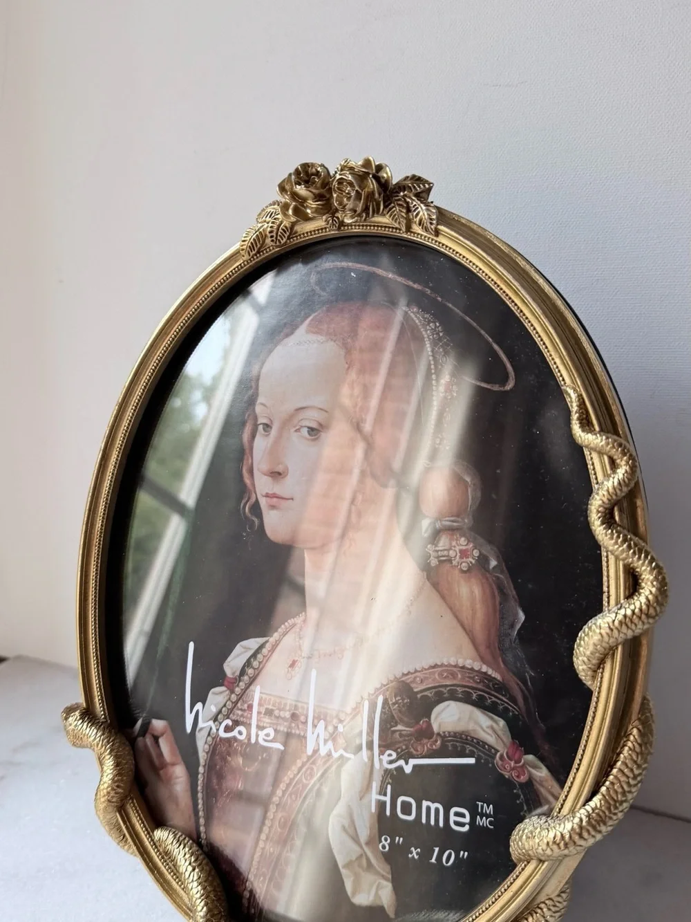 Nicole Miller decorative oval